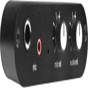 ECS 워드부스터 35mm 마이크 앰프로 오디오 22배 향상2200 내장 TRS 스테레오 잭 크리스탈 클리어 사운드