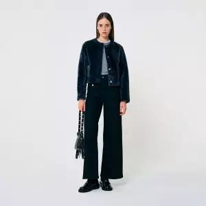 마쥬 브랜드관 [25FW 시즌오프] 양털 볼륨 무스탕 자켓