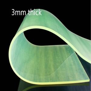 3mm  pu 시트 폴리 우레탄 플레이트 롤링 고무 스프링 보드 오일 방지 댐핑 패널 내마 모성 벨트 밴드