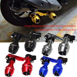 FORZA350 FORZA 750 350 300 액세서리 프론트 포크 휠 가을 머플러 파이프 프레임 보호 프레임 슬라이더 크래시 프로텍터