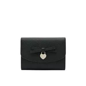 [제이에스티나] JANE 리본3단미니반지갑 BK (JSNCSC6BS747BK010)