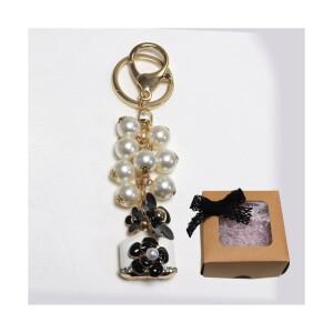 유니네샵 선물박스 포장 가방 참장식 진주송이 동백꽃 향수병 키홀더 자동차키
