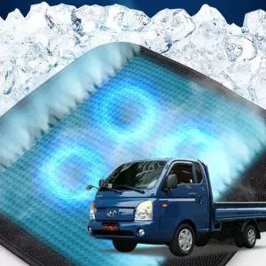 뉴포터 호환 차량용 쿨링시트 메쉬 4팬용방석 사무실 여름방석 자동차 의자 아이스 휴대용 용통풍 용자동차