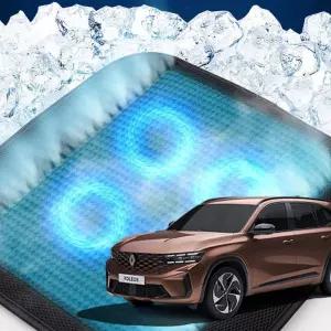 콜레오스 호환 차량용 쿨링시트 메쉬 4팬용방석 사무실 여름방석 자동차 의자 아이스 휴대용 용통풍 용자동