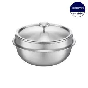 쿡에버 IH 인덕션 통3중 스텐 뚝배기 18cm