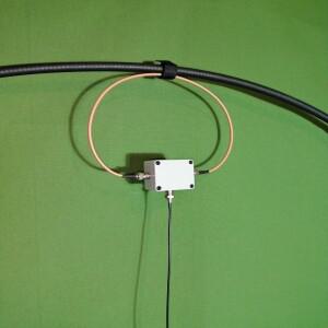 로니식 2025  20W QRP 단파 라디오 소형 루프 안테나 3.5--22MHZ 투명 모델