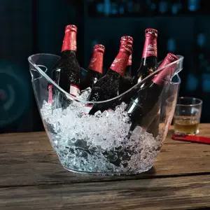 아이스버킷 버켓 바스켓 투명 얼음통 12L 샴페인 맥주 바켓 수납함 와인쿨러 ICE BUCKET 양주 보냉 쿨링 파