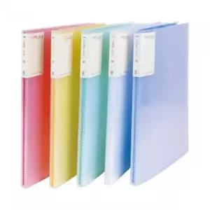 청운 신투명 클리어화일 A4 30매 분홍 개(1개입) A3클리어화일