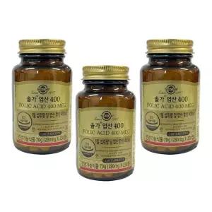 [솔가] 엽산 400 280mg x 250정 3개 -SDL-
