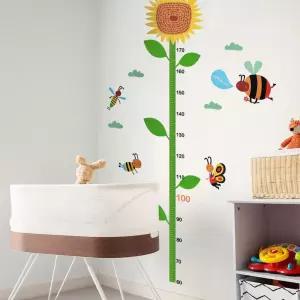 성장기록 키재기 시트지 해바라기 신장측정 아이방 키측정 신장계