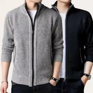 [라일리의류] Rly 집업니트 카라니트 자켓 니트 가을가디건 남자가