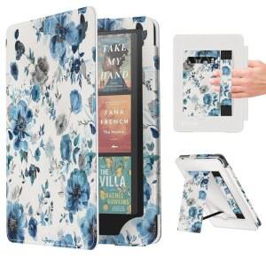 7인치 /6.8인치 킨들 페이퍼화이트 시그니처 에디션(12세대 / 11세대, 2024/2021 출시) 및 컬러소프트 에디션 1세대(블루 플로럴)용 Famavala 케이스 커버