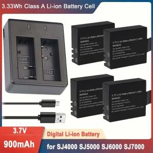 SJ4000 스포츠 DV 야외 다이빙 카메라 리튬 배터리 3.7V 900mAh 충전식