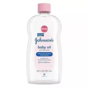 Johnsons 베이비 오일 591ml(20온스) (3팩)