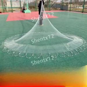 투망 바다 고기잡이 물고기잡이 배낚시 어망 수제 숭어