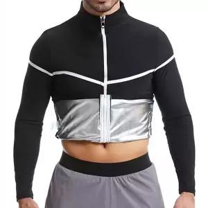 남성 상의 땀복 하이넥 집업자켓 블랙 헬스복 운동복 남자운동복
