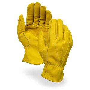 Sparkmods 작업용 가드닝 장갑 아웃도어 남성용 건설 오토바이 저항성 강화 소가죽 절단