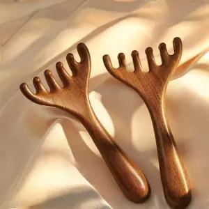 두피 괄사 마사지빗 머리 지압 마사지기 얼굴 바디 두피괄사마사지기