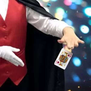 마술도구 공중부양 에어스피너 카드