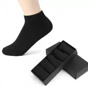 스탠다드 남성 발목 양말 10 켤레(블랙) 스니커즈 남성용 남자 면양말 캐주얼