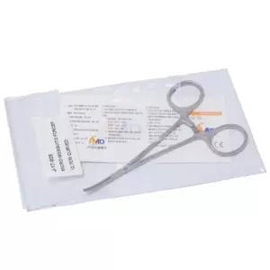 드레싱 의료용 IMD 마이크로 모스키토 포셉 곡선형 핀셋 집게 12CM