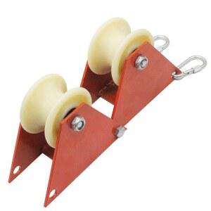 밧줄 도르레 건물 풀리 더블 작업 세트 코너 안전로프 로프 특수 달비계