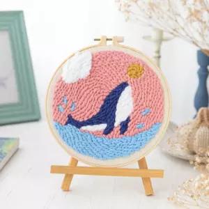 펀치 펀칭 니들 프랑스 자수 세트 집콕 취미 DIY 키트 펀치니들 펀칭니들 펀치니들러그 스킬자수