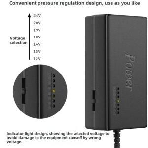 호환 DC 12V/15V/16V/18V/19V/20V/24V 4A 96W 100W 노트북 전원 어댑터 충전기 (아수스  델  레노버  소니