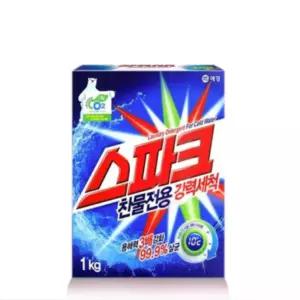 스파크 1kg 리필/비트/세탁/용품/가루/세제/드럼/세탁기/세탁세제/찌든때/얼룩제거/세척력/피지/땀냄새
