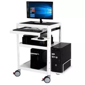 이동식 모니터선반 웨건 작업 테이블 키보드 스탠드 사무실 브래킷 책상