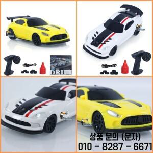새로운 RC 드리프트 카 업그레이드 자이로 1/43 RTR 4WD 4륜 구동 고속 무선 제어 모델 2.4g 미니
