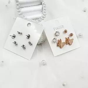 [골드스마일]3종세트 침형귀걸이 PM 써지컬스틸 19 써지컬귀걸이