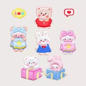 오루아 옷에 붙이는 스티커 봉제식 와펜