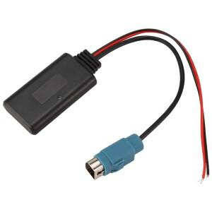 알파인 호환 CDE-W203ri IDA X303 KCE-237B용 WF-Car 블루투스 모듈 음악 어댑터 Aux 오디오 케이블