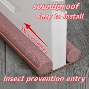 침실 문 바닥의 밀봉 스트립은 방음 공기 누출 방지 쥐 차단 및