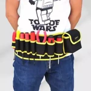 프로테크 나인 공구벨트 옐로우 못주머니 툴벨트