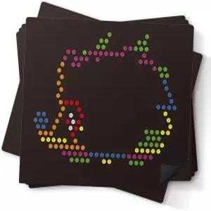 크리에이티브 라이트 업 보드와 함께 사용할 수 있는 리필 템플릿 동물 20PCS 매직 스크린 액세서리 학습