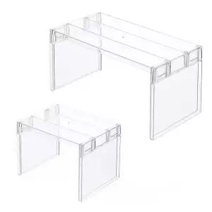 [콩심팥심]1+1 냉장고 정리선반 주방 수납 정리대 2종 세트