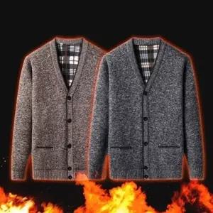 겨울 남자 기모 가디건 V넥 카디건 브이넥 아우터 오버핏 정장 카디건 남자 가디건 기본 니트 겨울