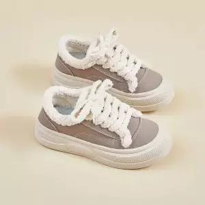 여성 트렌디 아이템 신발 운동화 하이탑 겨울 기모 학생 키높이 보드화 캐주얼 HT4