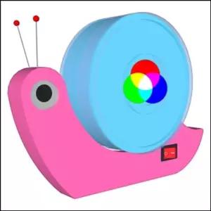 뉴 LED 무지개 달팽이 한지등 만들기(1인용 5인용)/과학장난감/과학완구/과학교구/과학만들기