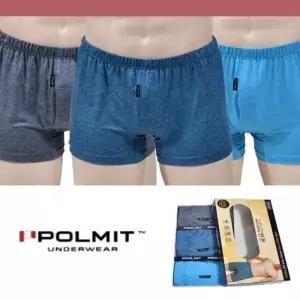 (폴밋)자연인견 무지 베이직 남성 빅사이즈 니트 트렁크 3매입 -110,120
