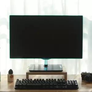 나무선생 삼나무 스프러스 모니터 받침대 300X235X80/정리/책상/받침/데스커/스탠드/다용도/다이/테이블