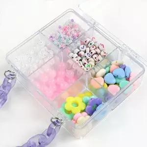 DIY 비즈 세트/공예/키링/용량/부자/재/아쿠/펄러/만들기/알파벳/천사/비즈공예/재료/목걸이/아크릴