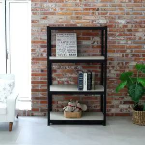 이지랙 무볼트 앵글선반 1200 5단/화분/스피드/창고/진열/다용/베란다/정리/경량/랙/조립/펜/트리/행거