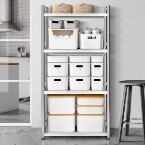 올스텐선반 600 4단 베란다정리 조립식앵글 렉 창고/코너/선반/화분/스피드/진열/다용/베란다/정리/경량