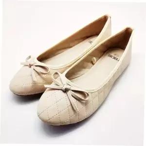 리본 플랫 슈즈 블랙 무광 단화 구두 여성 GAWFGW9XH