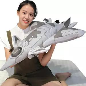 비바이 29인치 비행기 플러시 담요 장난감 - 전봇대 인형 용 우주 왕복선 소파 또는 여행 장식