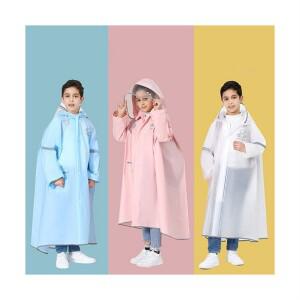 곰돌이 초등학생우비 레인코트 우의 비옷 아동 여아 키즈 어린이 지퍼