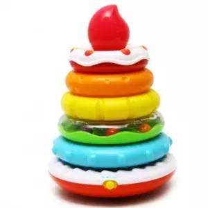 윈펀 반짝반짝 케이크링쌓기 (0730NL)/블록/어린이/젠/미니/촉감/블럭/놀이/타워/도형/장난감/완구/원목